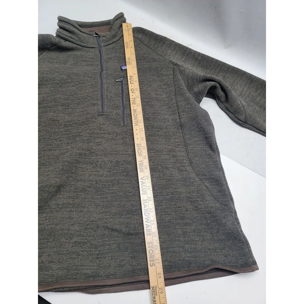 Patagonia Better Sweater Mens XL 1/4 Zip Fleece Pullover Jacket Brown 25521 - Picture 11 of 11